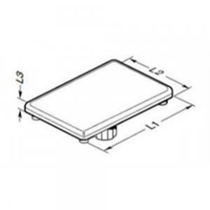 Bosch Rexroth 3842511783, End Cap 45X90 Black 3842511783 Rexroth