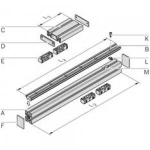 Bosch Rexroth 3842548759, Cap Cover 90X90L,ESD 3842548759 Rexroth