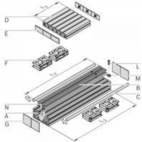 Bosch Rexroth 3842535663, Guide Bearing Lf20S/C 3842535663 Rexroth