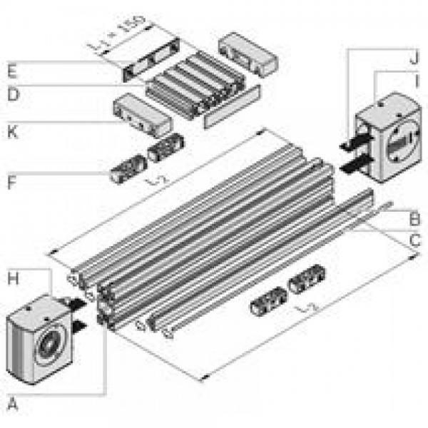 Bosch Rexroth 3842535681, Drive Belt Connect Lf6C 3842535681 Rexroth