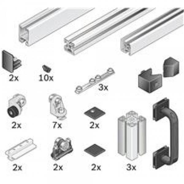 Bosch Rexroth 3842524163, Assembly Kit Schiebetuer 1000 3842524163 Rexroth